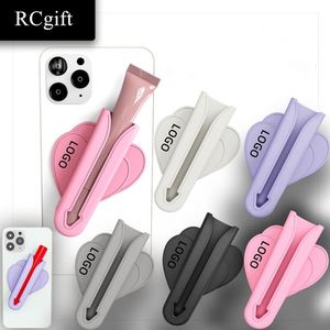 Creative Silicone Mobile Phone Holder <b>Lipstick</b> <b>Lipstick</b> Portable <b>case</b> Celebrity Style <b>Lipstick</b> Back Clip Mobile Phone Holder - Product Image 2