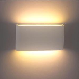 Lámpara Led de pared moderna <span class=keywords><strong>para</strong></span> <span class=keywords><strong>exteriores</strong></span>, Mural <span class=keywords><strong>para</strong></span> porche, jardín, candelabro de pared de arriba y abajo, blanco y negro - Product Image 2