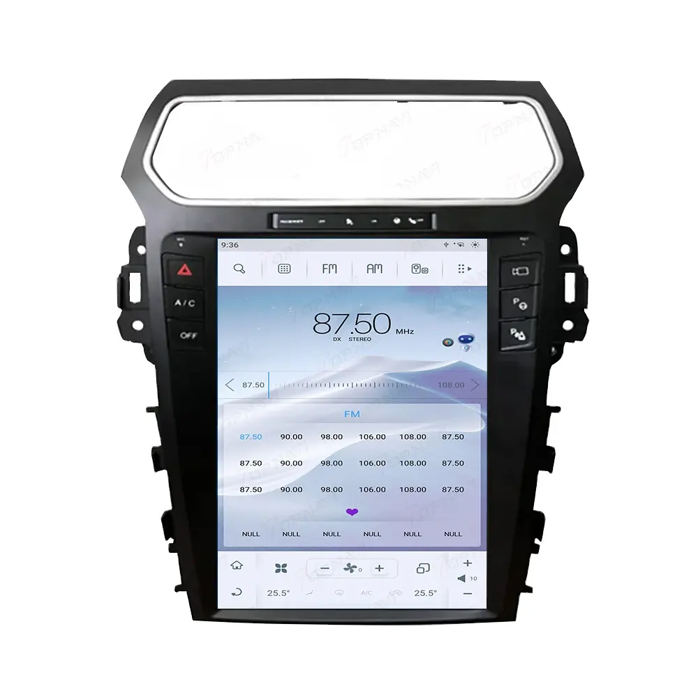 Vídeo do carro GPS android estéreo multimídia player para Ford Explore 2011 2012 2013 2014 2015 2016 4 + 64 GB tela sensível ao toque vertical