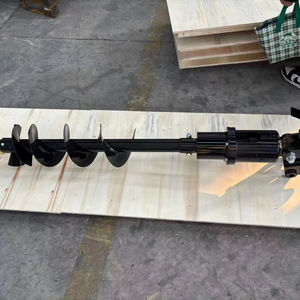 HIGHTOP Excavator Skid Steer Backhoe <span class=keywords><strong>Loader</strong></span> lampiran hidrolik bumi Auger bor Post lubang penggali - Product Image 1