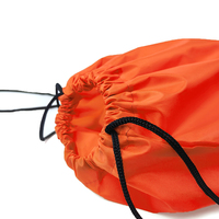 Sac à dos à cordon personnalisé imprimé directement en usine, imperméable, en polyester, sac de promotion sportive