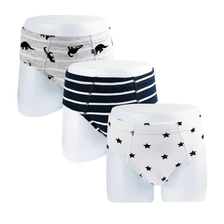 Children Cute Comfortable Boys Panties Custom