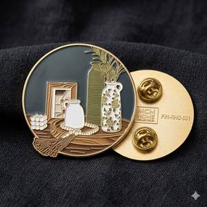 Custom Personalized Cartoon Enamel Commemorative <b>Pins</b> Design Your Own Lapel Clothing Fashion Metal Zinc Alloy <b>Badges</b> Brooch - Product Image 1