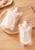 Pochettes souples écologiques personnalisées en PE biodégradable de qualité alimentaire avec bec verseur, 100 pièces, pour savon liquide de soin personnel
