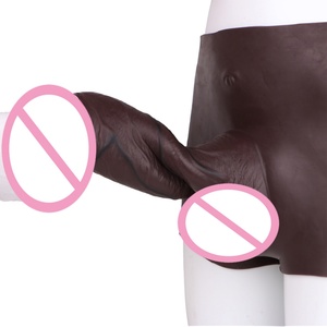 Realistic Hollow Strap-On <b>Dildo</b> PantiesTransgender Clothing Adult Toys Ultra Elastic Anal G Spot Play Sex Toys for Gay Couples - Product Image 3