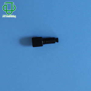 Connecteur à raccordement externe fileté JU PlasFitting PP en plastique 1/4-28UNF pour tube rigide - Product Image 2