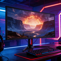 Livraison rapide en stock, moniteur de bureau 27 pouces 4K HDR, 3840*2160p, plat, 60 Hz, 4 ms, écran d'ordinateur PC