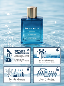 Nuevo Perfume Crisp en Botella Ámbar de 30 ml con Sal Marina, Rico en Nutrientes, Capacidad Personalizable, Fragancia Marina Activa - Product Image 5