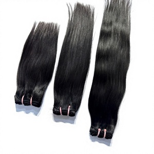 Arrow Exim Cabello Humano Remy Indio Liso, Doble Trama, Single Drawn, Paquetes de Extensiones de Cabello Humano, Piezas de 100 Gramos - Product Image 1