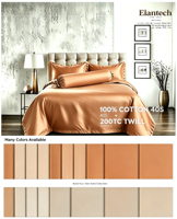 Drap de lit en coton uni, linge de lit en coton de couleur unie, ensemble de housse de couette 100% coton, linge de lit confortable en coton pour la chambre