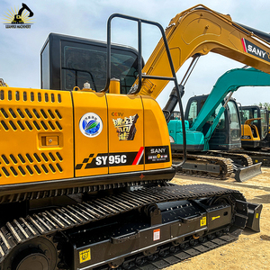 Servicio pesado de funcionamiento suave Muchos clientes como excavadoras usadas Sany SY95c para trabajo pesado Trabajo de drenaje - Product Image 2