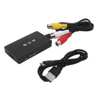 Convierte Señal AV Compuesta Analógica 3RCA a Digital 1080p HD, Ideal para Conectar NES/SNES a Monitores Modernos, RCA a HD