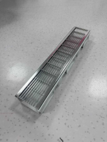 Grille de piscine en acier inoxydable 316L de haute qualité, système de drainage linéaire, grille antidérapante amovible