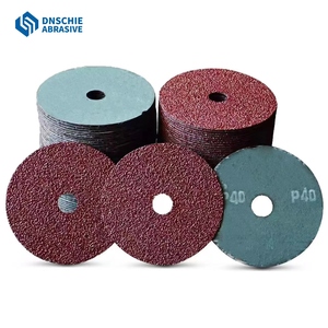 Fabriekshoge kwaliteit OEM 4 4,5 inch 100mm P24-120 aluminiumoxide siliciumcarbide vezelschijf medium hoge prestaties op maat gemaakt - Product Image 5