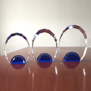 Trophée en cristal étoile, trophée de conférence annuelle, trophée en cristal musical - Product Image 3