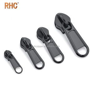 Rhc Nhiệm Vụ Nặng Nề Dây Kéo Màu Đen Thanh Trượt Kích Thước #3 #5 #7 #8 #10 Túi Không Khóa Zip Puller Dây Kéo Puller Sử Dụng Cho Hành Lý Nylon Dây Kéo - Product Image 1