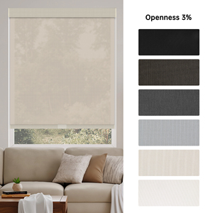 SAMADHI New Style <b>Curtain</b> <b>Window</b> Sun Shading Light Filtering and Blackout Day and Night Roller Blinds for Hotel - Product Image 3