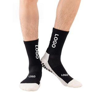 Chaussettes de sport de football en gros, épaisses, antidérapantes, à adhérence performante, pour hommes, décontractées, adultes, automne, tricotées, chaussettes de sport de football - Product Image 1