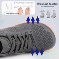 Chaussures minimalistes pieds nus, larges, pour diabétiques, antidérapantes, à bout large, respirantes, baskets de course tendance pour hommes et femmes