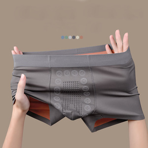 पुरुषों के लिए नए आगमन त्वरित सूखे पुरुषों के बॉक्सर ठोस सांस लेने योग्य थोक कस्टम बॉक्सर - Product Image 1