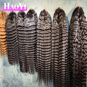 Perruque frontale en dentelle HD 13x6 à ondulations profondes de 30 pouces, <span class=keywords><strong>cheveux</strong></span> humains bruts, densité 250, perruque de <span class=keywords><strong>cheveux</strong></span> humains péruviens, perruques frontales en dentelle HD pré-épilées - Product Image 3