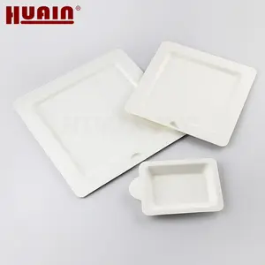 Emballage personnalisé de pâte de bambou moulée étanche en relief emballage intérieur moule plateau emballage de produit plateau de pâte à papier