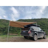 Auvent latéral de voiture à 270 degrés, en forme d'éventail, large couverture pour SUV, fourgonnette, camping-car et camion, abri de camping tout-terrain imperméable