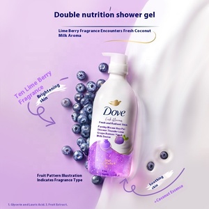 Gel de Ducha Líquido Esencia en Botella Grande con Vitamina E, Control de Grasa, Fragancia Duradera, Burbujas de Leche y Frutas, Nutritivo - Product Image 5
