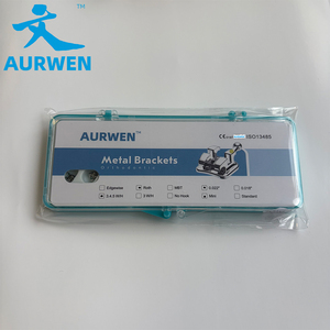 เหล็กจัดฟันแบบเชื่อมติดกันได้ AURWEN ชนิดฐานโลหะแบบตาข่ายแยกส่วน - Product Image 1