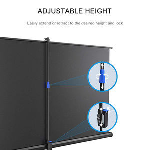 Tương Lai 100 inch16:9 <span class=keywords><strong>Tripod</strong></span> Màn hình máy chiếu với đứng xách tay màn hình chiếu 4K 3D phim màn hình nhà văn phòng trong nhà ngoài trời - Product Image 4