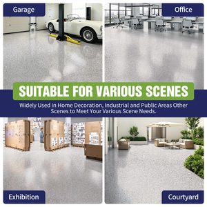 Pintura Epóxica Acrílica con Efecto Mármol para Muebles, Revestimiento para Pisos Resistente al Desgaste y Duradero con Arena de Color - Product Image 6