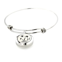 Bracelet magnétique en acier inoxydable 316l, 20mm, aromathérapie, réglable, uni, diffuseur d'huiles essentielles et d'arôme, médaillon