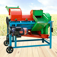 Batteuse multifonctionnelle pour soja, sorgho, maïs, blé – Machine à battre les céréales avec moteur à essence