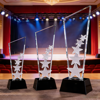 Article phare : Trophées en cristal poli inspirés des stars, gravables pour les concours académiques, les concours de talent jeunesse et les récompenses des clubs d'astronomie