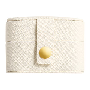 Fashionable <b>Jewelry</b> <b>Box</b> Travel <b>Leather</b> Travel <b>Jewelry</b> Case Custom Logo Portable <b>Jewelry</b> Small <b>Box</b> - Product Image 5