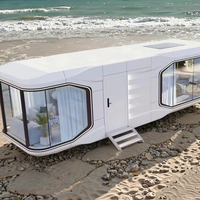 Maison capsule spatiale moderne en acier écologique connectée Mut Tiny Smart E9 V7 V9 Foshan Luxe 2 chambres préfabriquée pour hôtel