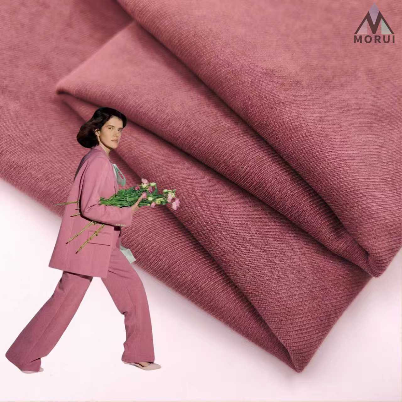 High Quality 95% Polyester 5% Viscose Twill Woven Fabric - for Coats, Jackets, Uniforms, Suits