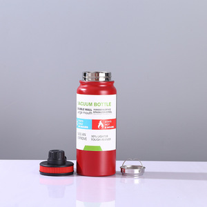 Red Vacuum <b>Bottle</b> 600ML 800ML 1000ML Double Wall Stainless Steel Large Mouth Insulated Sports <b>Water</b> <b>Bottle</b> - Product Image 3
