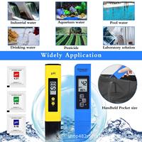 Testeur de qualité de l'eau numérique multifonctionnel PH 3 en 1 TDS EC Mètre Testeur de température Stylo pour la pureté de l'eau TEMP PPM Testeur