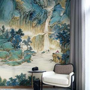 Decoración <span class=keywords><strong>Relajante</strong></span> para Dormitorio, Mural de Pared 3D con Paisaje Natural Personalizado, Rollo de Papel Tapiz Personalizado - Product Image 3