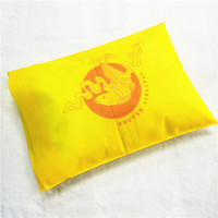 Taie d'oreiller en satin avec fermeture enveloppe pour compagnies aériennes