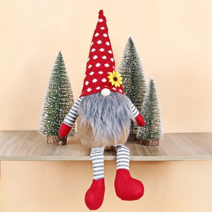 Christmas Decorations Snowman Faceless Cloth Plush <b>Doll</b> Ornaments Xmas Gifts for Home Holiday Window Decor - Product Image 4