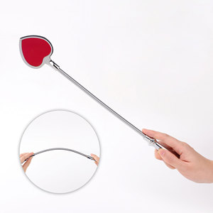 Accessoires sexuels BDSM pour bondage masculin, jeu pour adultes, fétichisme, griffes en alliage métallique en forme de cœur, pour l'entraînement et la punition des esclaves féminines, <span class=keywords><strong>fouet</strong></span> et pagaie de fessée - Product Image 2