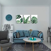 Lukisan Kanvas Kustom Panel Seni Dinding Cetak Gambar Bingkai Cetak Seniman Hadiah Perhotelan Lukisan Daun Tanaman Bunga