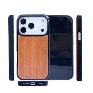 Customizzato accessori per cellulari in legno ad alta resistenza custodia per telefono in bambù per iPhone 17 - Product Image 1