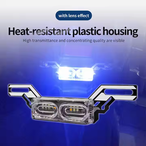 Lámpara <span class=keywords><strong>de</strong></span> freno estroboscópica DRL para motocicleta, luz <span class=keywords><strong>de</strong></span> freno LED Flash, flujo <span class=keywords><strong>de</strong></span> luz RGB colorida para matrícula, luces <span class=keywords><strong>De</strong></span> DC 12V - Product Image 5