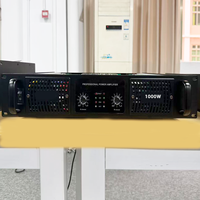Amplificateur de puissance professionnel de classe H à 2 canaux 1000W pour les performances sur scène et le DJ
