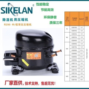 Sikrelan Refrigeration Compressor GQR55U R290 <b>Environment</b> Friendly For Dehumidifier Refrigerator Freezer - Product Image 4