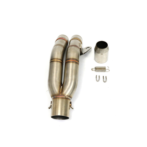 Tubo de Escape Doble Universal de 51 mm para Motocicleta, Acero Inoxidable, para <span class=keywords><strong>Honda</strong></span> <span class=keywords><strong>CBR</strong></span> CBR125 CBR250 MI003 Z800 <span class=keywords><strong>Moto</strong></span> - Product Image 3