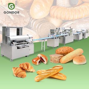 Đầy đủ tự động đầy thương mại Croissant loaves bánh mì nướng làm cho dây chuyền sản xuất của machineboron - Product Image 1